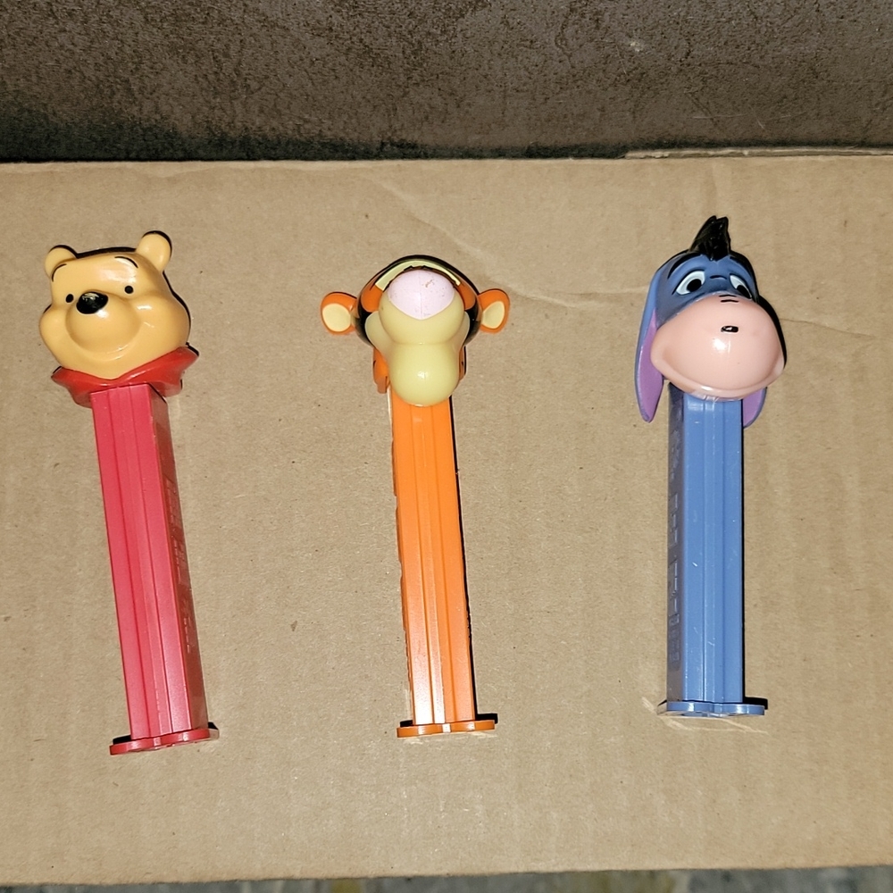 Collectible Winnie the Pooh Pez Dispensers (x3)